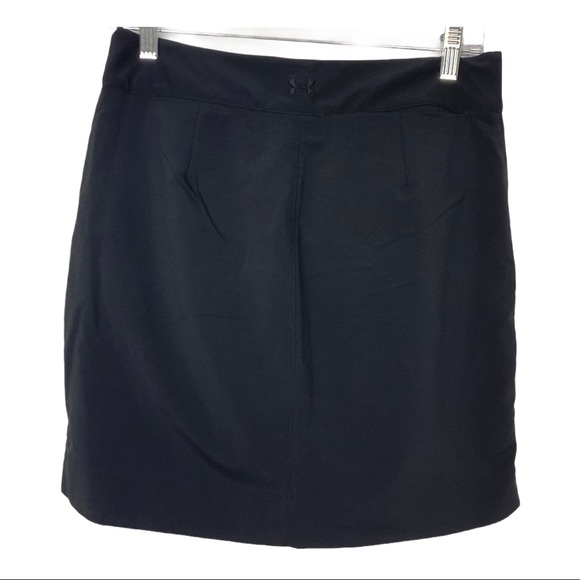 NWT Under Armour Black Golf Skort SPF 50 Size 4 - Picture 2 of 9